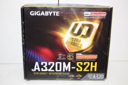BOXED GIGABYTE A320M-S2H ULTRA DURABLE MOTYHERBOARD AM4 RRP £51.43Condition ReportAppraisal