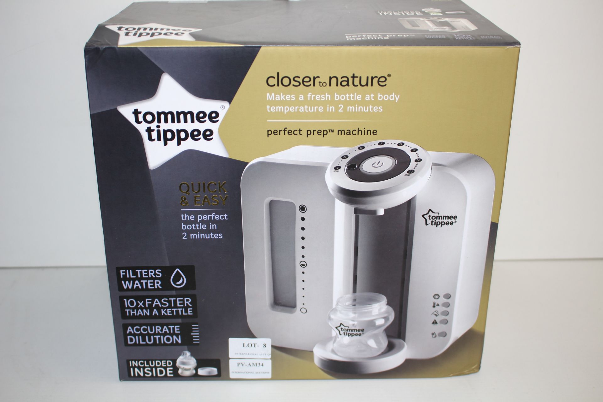 BOXED TOMMEE TIPPEE CLOSER TO NATURE PERFECT PREP MACHINE RRP £70.00Condition ReportAppraisal