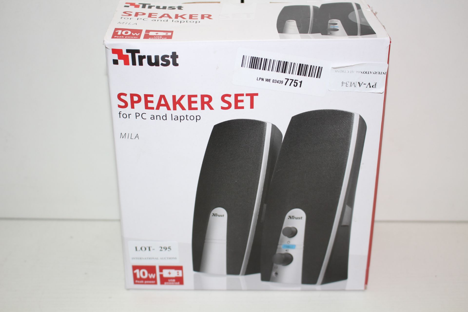 BOXED TRUST SPEAKER SET FOR PC LAPTOP ALMO RRP £16.80Condition ReportAppraisal Available on Request-