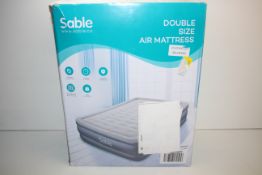 BOXED SABLE DOUBLE SIZE AIR MATTRESS RRP £72.99Condition ReportAppraisal Available on Request- All