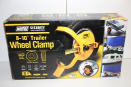 BOXED MAYPOLE SECURITY 8-10" TRAILOR WHEEL CLAMP RRP £29.99Condition ReportAppraisal Available on