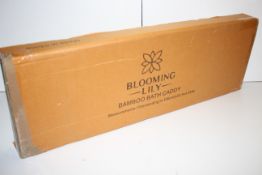 BOXED BLOOMING LILY BAMBOO BATH CADDY RRP £28.78Condition ReportAppraisal Available on Request-