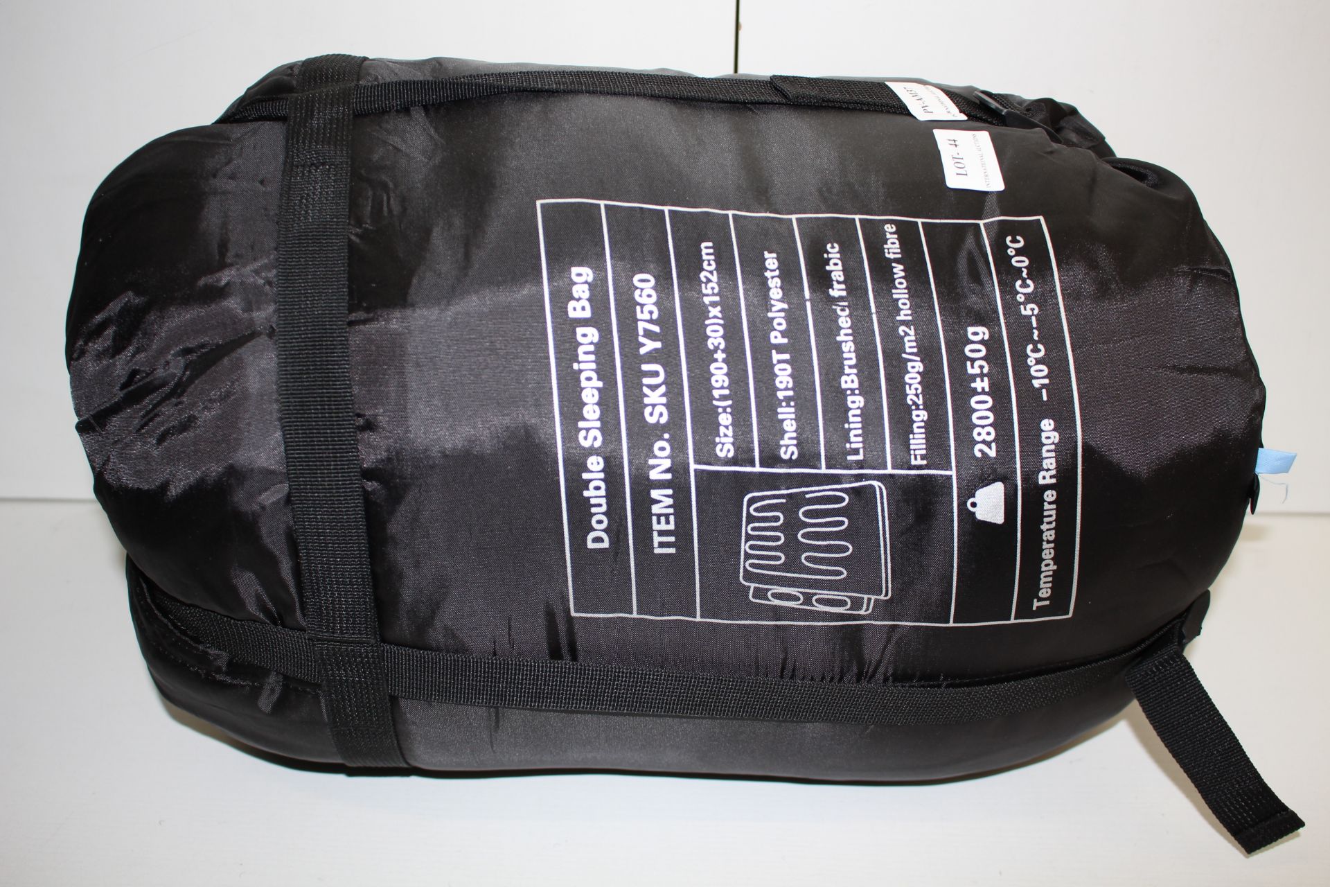 BAGGED DOUBLE SLEEPING BAG Y7560 RRP £28.49Condition ReportAppraisal Available on Request- All Items