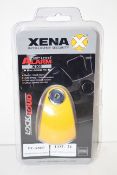 BOXED XENA INTELLIGENT SECURITY DISC LOCK ALARM XX6 6MM LOCKING PIN RRP £59.99Condition