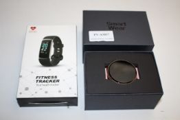 2X ASSORTED BOXERD ITEMS TO INCLUDE FITNESS TRACKER & SMART WEAR SMART WATCHCondition