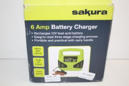 BOXED SAKURA 6 AMP BATTERY CHARGER RRP £23.99Condition ReportAppraisal Available on Request- All