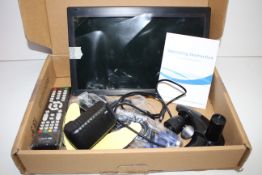 BOXED 12INCH PORTABLE MONITOR WITH CABLES & REMOTE CONTROL Condition ReportAppraisal Available on