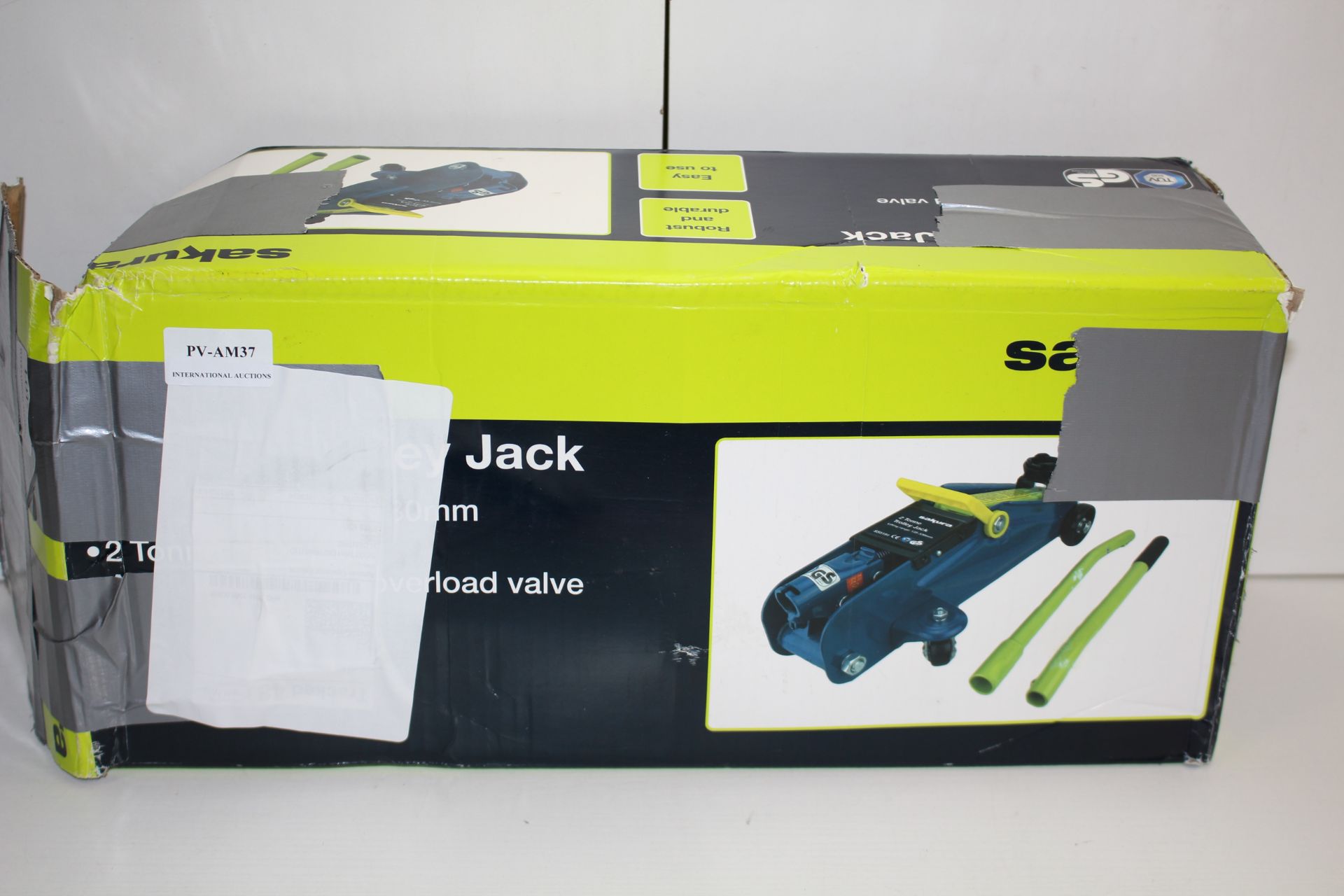 BOXED SAKURA TROLLEY JACK RRP £34.99Condition ReportAppraisal Available on Request- All Items are