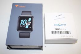 2X BOXED FITNESS TRACKERS TO INCLUDE YAMAY & BINGOFITCondition ReportAppraisal Available on Request-