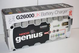 BOXED NOCO GENIUS G26000 UK BATTERY CHARGER 26A 12V & 24V RRP £195.00Condition ReportAppraisal