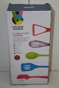 BOXED COLOUR WORKS COMPLETE KITCHEN UTENSIL SET Condition ReportAppraisal Available on Request-
