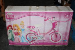 BOXED DISNEY PRINCESS CHILDRENS BICYCLE RRP £119.99Condition ReportAppraisal Available on Request-
