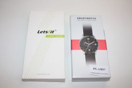 2X BOXED ITEMS TO INCLUDE SMART WATCH & LETS FIT ACTIVITY TRACKER Condition ReportAppraisal