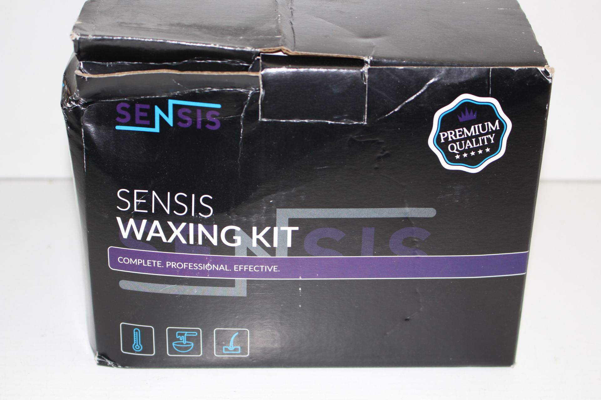 BOXED SENSIS WAXING KIT COMPLETE PROFESSIONAL EFFECTIVE RRP £49.99Condition ReportAppraisal