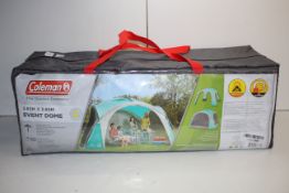 BAGGED COLEMAN EVENT SHELTER 3.65M X 3.65M L WITH UV GUARD RRP £214.99Condition ReportAppraisal