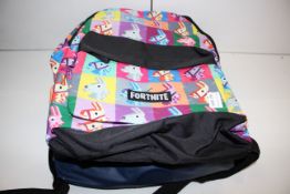 2X ASSORTED ITEMS TO INCLUDE FORTNITE RUCKSACK & OTHER (IMAGE DEPICTS STOCK)Condition