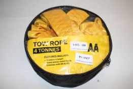 BAGGED AA TOW ROPE 4 TONNESCondition ReportAppraisal Available on Request- All Items are Unchecked/