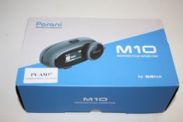 BOXED PARANI MOTORCYCLE BLUETOOTH M10 BY SENA RRP £66.33Condition ReportAppraisal Available on