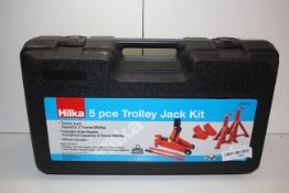 BOXED HILKA 5PCE TROLLEY JACK KIT 82930240 RRP £60.00Condition ReportAppraisal Available on Request-