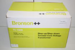 BOXED BRONSON++ T1-1000 STEP-UP/STEP-DOWN TOROIDAL CORE VOLTAGE TRANSFORMER RRP £111.92Condition