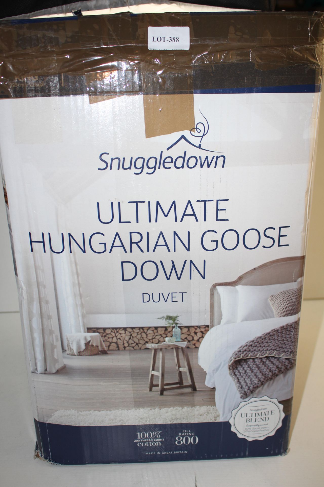 BOXED SNUGGLEDOWN ULTIMATE HUNGARIAN GOOSE DOWN DUVET 13.5TOG KINGSIZE RRP £324.99Condition