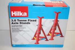 BOXED HILKA 3.0 TONNE FIXED AXLE STANDS 82411507 RRP £26.07Condition ReportAppraisal Available on