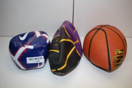 3X ASSORTED BALLS (IMAGE DEPICTS STOCK)Condition ReportAppraisal Available on Request- All Items are