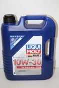 UNBOXED LIQUI MOLY 10W-30 TOURING HIGH TECH 5LITRE MOTOR OIL RRP £39.50Condition ReportAppraisal