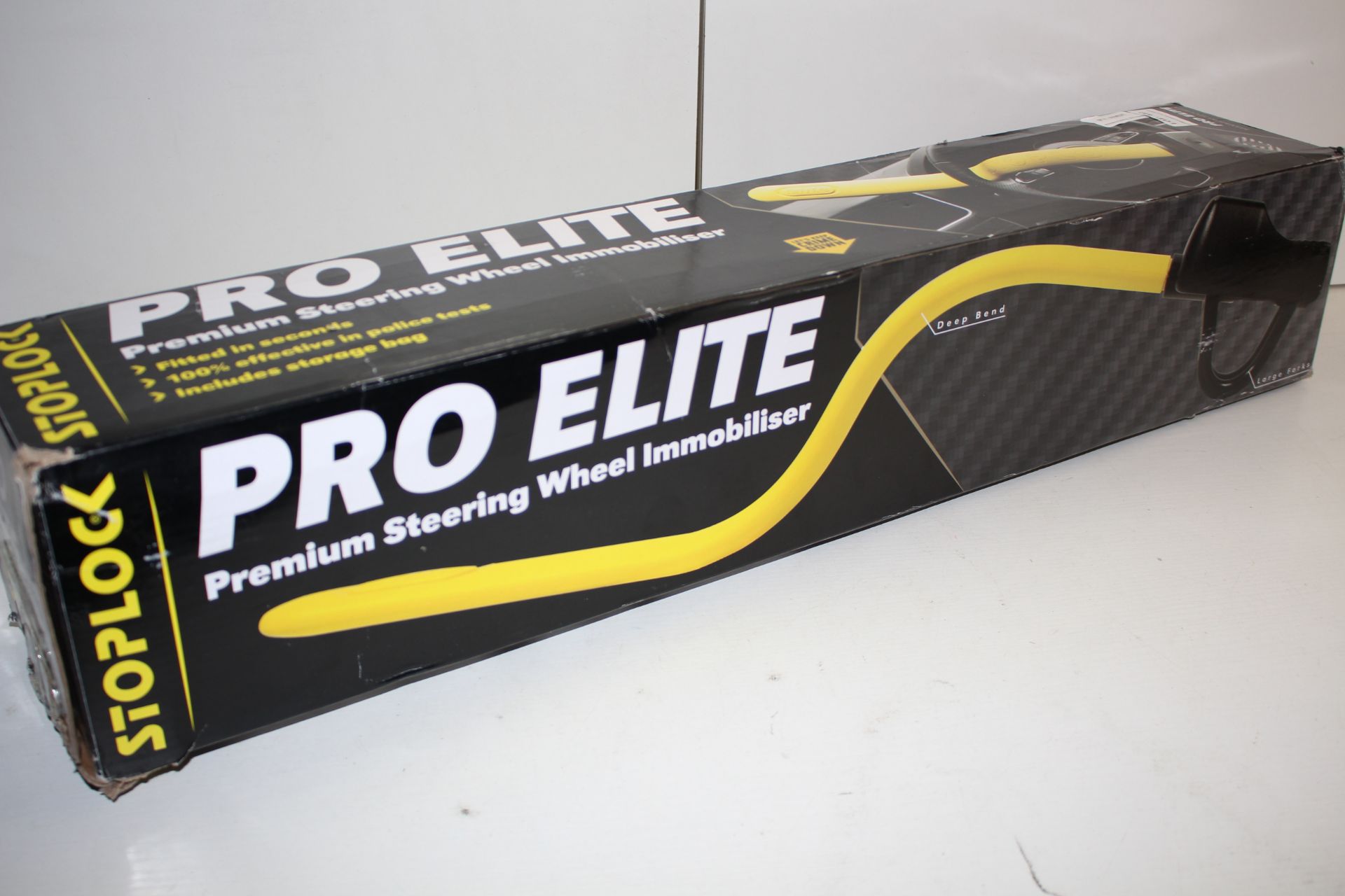 BOX PRO ELITE MAXIMUM SECURITR STEERING WHEEL IMMOBILISER Condition ReportAppraisal Available on