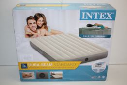 BOXED INTEX DURA-BEAM STANDARD AIR LOCK AIR BED Condition ReportAppraisal Available on Request-