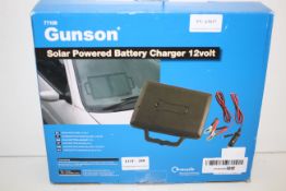 BOXED GUNSON SOLAR POWERED BATTERY CHARGER 12VOLT 77108Condition ReportAppraisal Available on