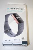 BOXED FITBIT CHARGE 3 ACTIVITY TRACKER RRP £69.99Condition ReportAppraisal Available on Request- All