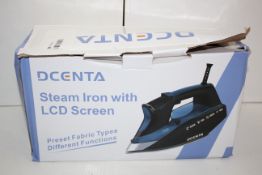 BOXED DECENTA STEAM IRON WITH LCD SCREENCondition ReportAppraisal Available on Request- All Items