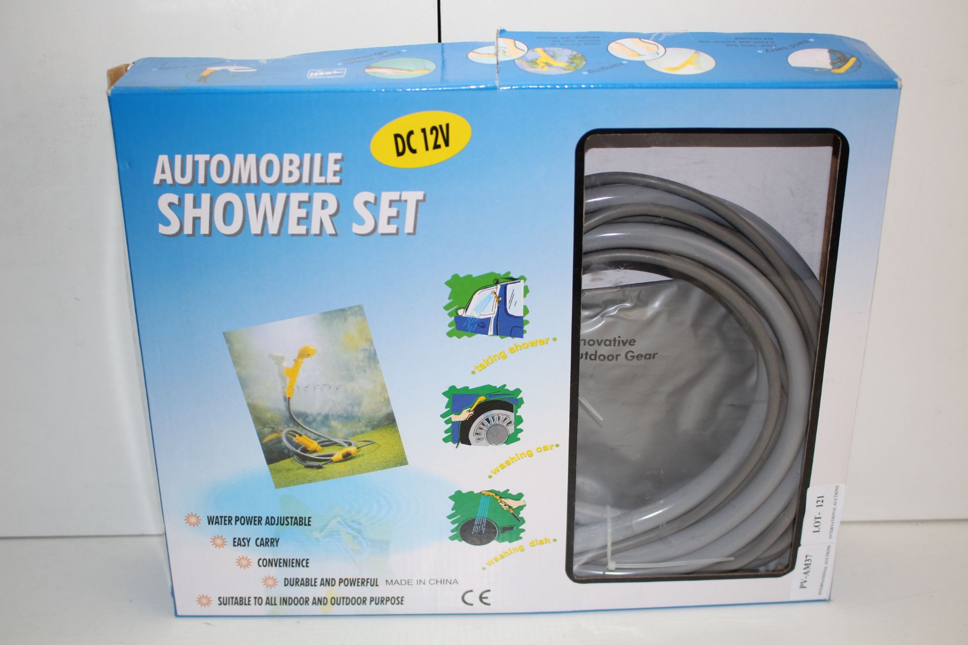 BOXED AUTOMOBILE SHOWER SET DC 12VCondition ReportAppraisal Available on Request- All Items are