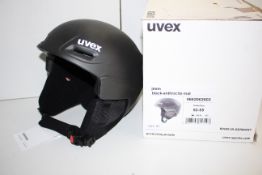 BOXED WITH TAGS UVEX JIMM BLACK-ANTHRACITE MAT HELMET SIZE 52-55CM RRP £51.99Condition