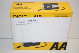 BOXED AA DIGITAL AIR COMPRESSOR AA5502 RRP £24.99Condition ReportAppraisal Available on Request- All