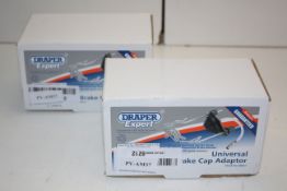 2X BOXED DRAPER UNIVERSAL BRAKE CAP ADAPTOR 28837Condition ReportAppraisal Available on Request- All