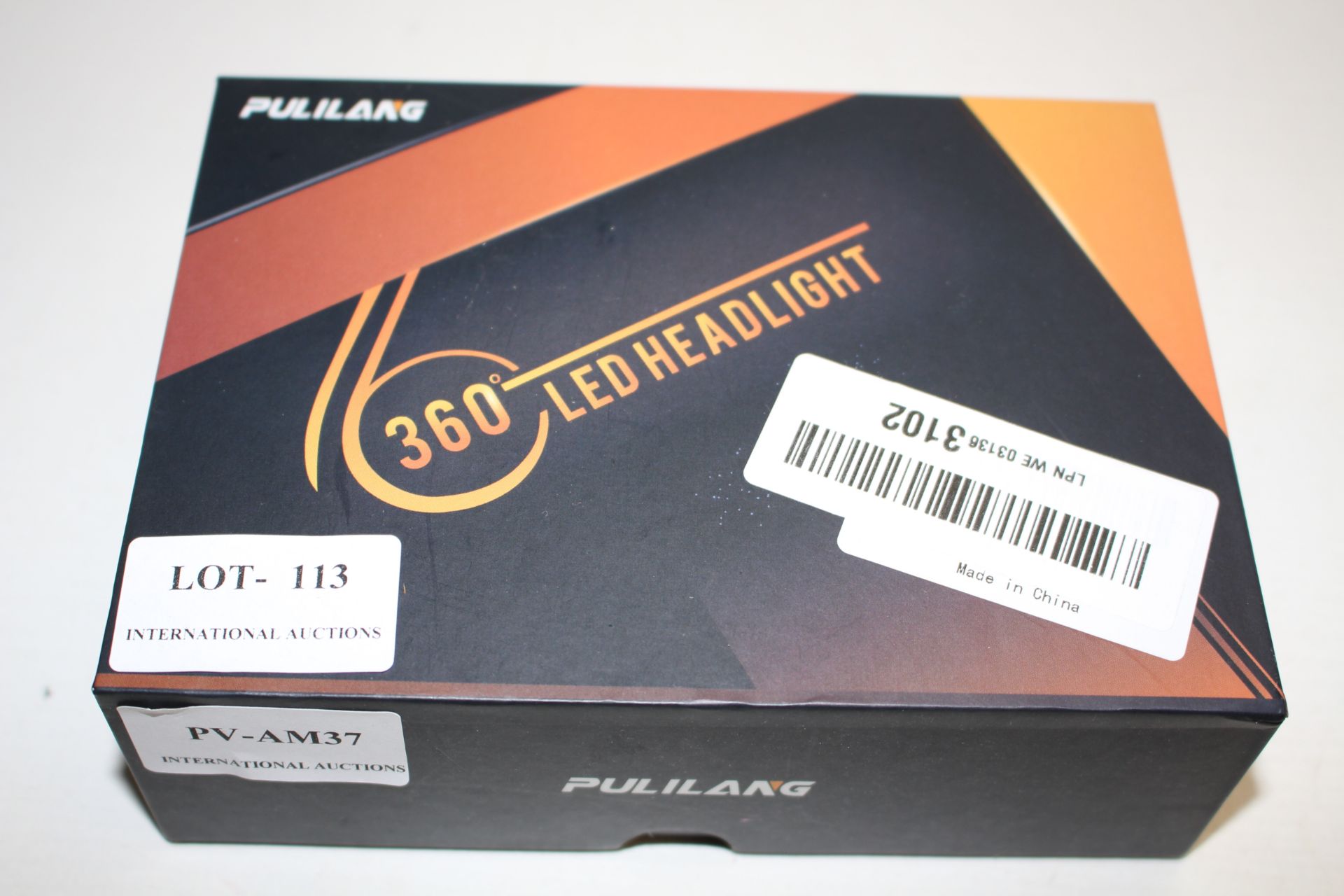BOXED PULILANG 360' HEADLIGHT H7Condition ReportAppraisal Available on Request- All Items are