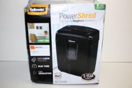 BOXED FELLOWES POWERSHRED 8MC SHREDDER RRP £59.99Condition ReportAppraisal Available on Request- All