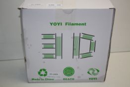 BOXED YOYI FILAMENT 1.75MM 1KG SPOOL 3D PRINTING Condition ReportAppraisal Available on Request- All