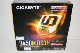 BOXED GIGABYTE B450M DS3H ULTRA DURABLE MOTHERBOARD RRP £63.98Condition ReportAppraisal Available on