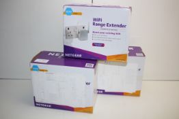 3X BOXED NETGEAR N300 WIFI RANGE EXTENDERS COMBINED RRP £120.00Condition ReportAppraisal Available