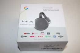 BOXED GOOGLE CHROMECAST RRP £30.00Condition ReportAppraisal Available on Request- All Items are