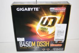 BOXED GIGABYTE B450M DS3H ULTRA DURABLE MOTHERBOARD RRP £63.98Condition ReportAppraisal Available on