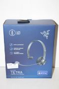 BOXED RAZER TETRA CONSOLE CHAT HEADSET FOR PS4 RRP £39.23Condition ReportAppraisal Available on