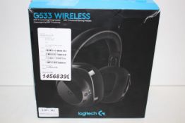 BOXED LOGITECH G533 WIRELESS DTS 7.1 SURROUND SOUND GAMING HEADSET RRP £129.00Condition