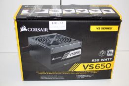 BOXED CORSAIR VS SERIES 650 WATT VS650 ATX POWER SUPPLY 80 PLUSCondition ReportAppraisal Available