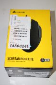 BOXED CORSAIR SCIMITAR RGB ELITE MOBA/MMO GAMING MOUSE RRP £89.99Condition ReportAppraisal Available