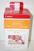 BOXED CANON SELPHY COMPACT PHOTO PRINTER PAPER CP1000 RRP £35.99Condition ReportAppraisal