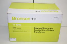BOXED BRONSON++ TI-100 STEP-UP/STEP-DOWN TOROIDAL CORE VOLTAGE TRANSFORMER RRP £44.99Condition